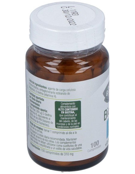El Granero Biotin Vitamina H 100 Comp