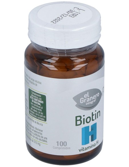 El Granero Biotin Vitamina H 100 Comp