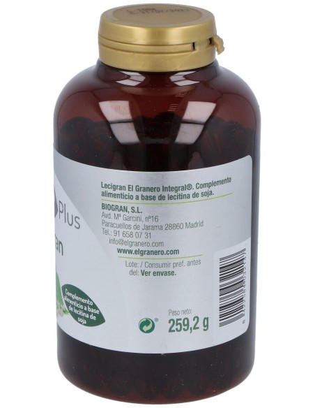 Lecitina De Soja Lecigran 740Mg. 360Perlas