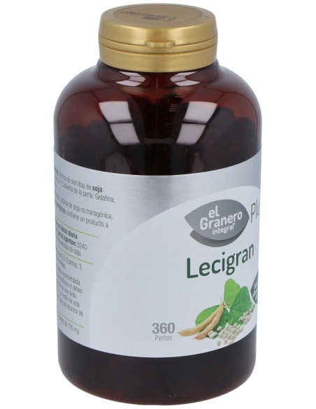 Lecitina De Soja Lecigran 740Mg. 360Perlas