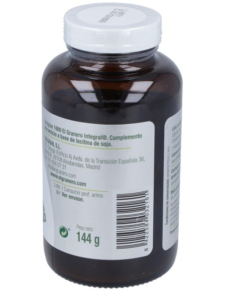 El Granero Integral Lecitina Soja 90 Perlas