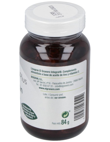 El Granero Integral Linogran Aceite De Lino 120 Perlas