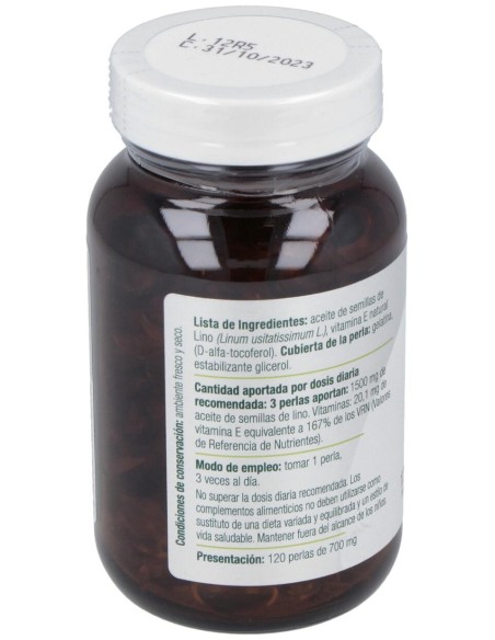El Granero Integral Linogran Aceite De Lino 120 Perlas