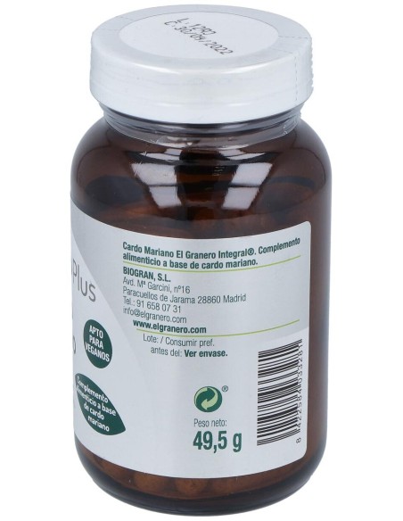 El Granero Integral Cardo Forte 550Mg 90 Cáps