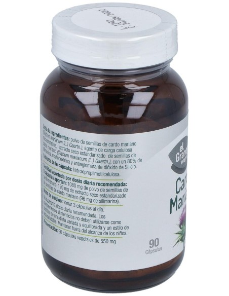 El Granero Integral Cardo Forte 550Mg 90 Cáps