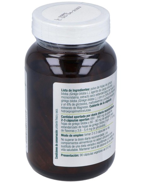 El Granero Integral Ginkgo Biloba 600Mg 90 Cáps