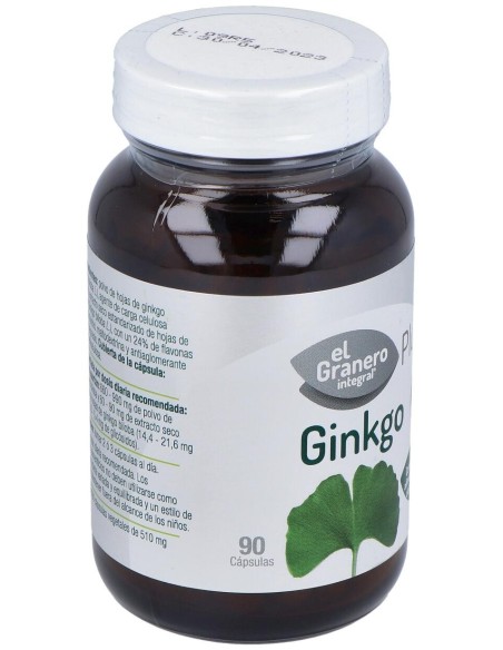 El Granero Integral Ginkgo Biloba 600Mg 90 Cáps