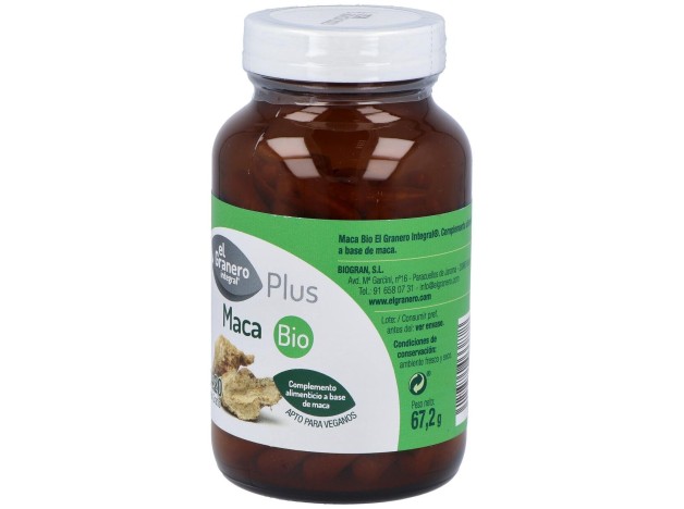 Elgranero Maca Bio 120 Cápsulas