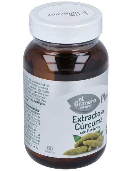 El Granero Ext Curcuma Pimienta 60Caps