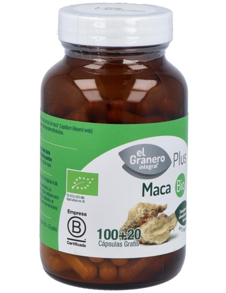 Elgranero Maca Bio 120 Cápsulas