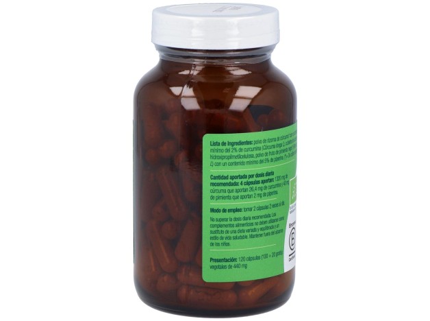 El Granero Cúrcuma + Pimienta Plus Bio 120Caps