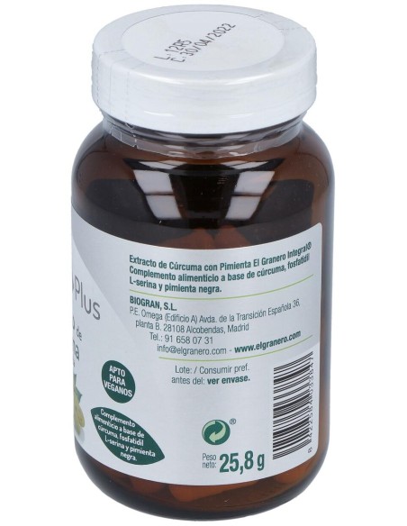 El Granero Ext Curcuma Pimienta 60Caps