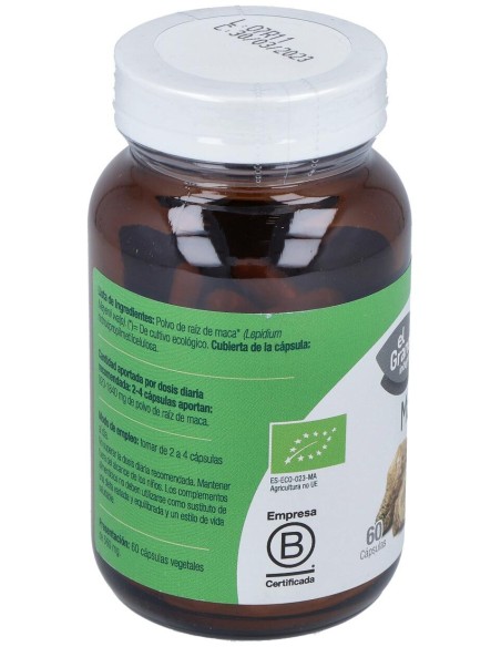 El Granero Maca Bio 560 Mg 60Caps