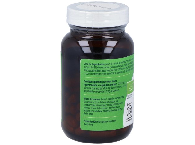 El Granero Curcuma Pimienta Bio 60Caps