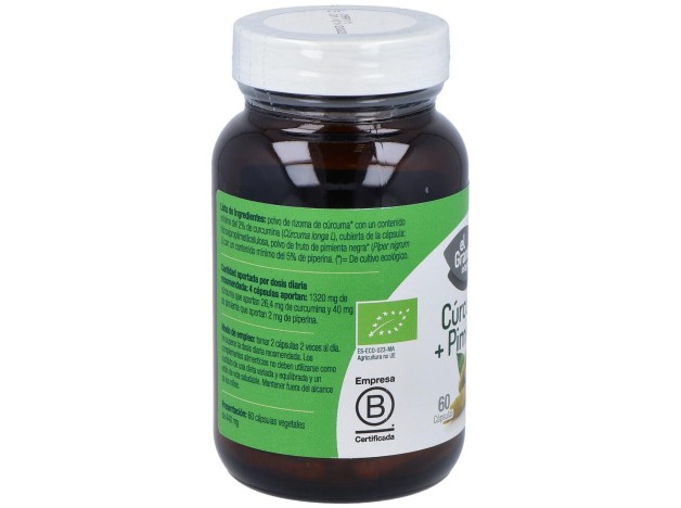 El Granero Curcuma Pimienta Bio 60Caps