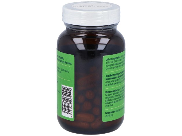 El Granero Curcuma Pimienta Bio 60Caps