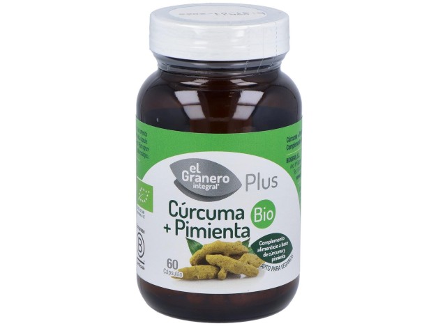 El Granero Curcuma Pimienta Bio 60Caps