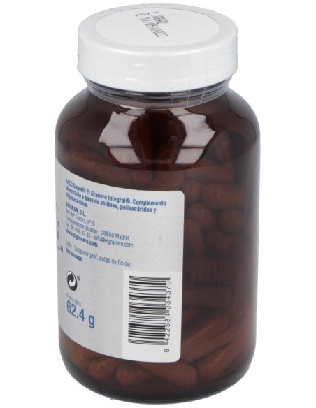 Granero Integral Ahcc Supralif 565Mg 120 Cápsulas