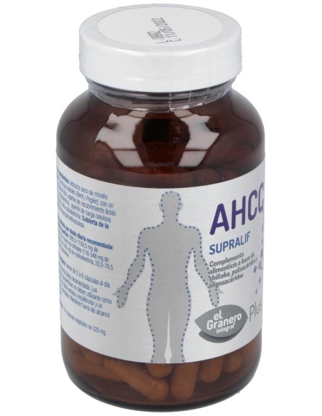 Granero Integral Ahcc Supralif 565Mg 120 Cápsulas