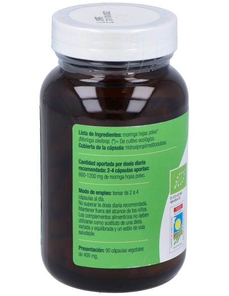 El Granero Moringa Bio 400Mg 90Caps
