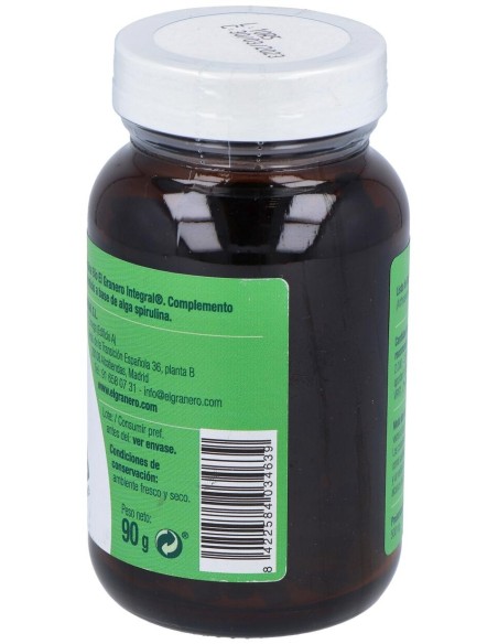 Granero Complemento Spirulina Bio 180 Comp