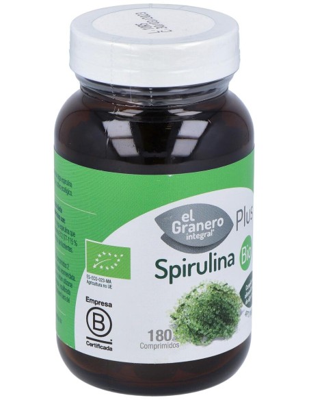 Granero Complemento Spirulina Bio 180 Comp
