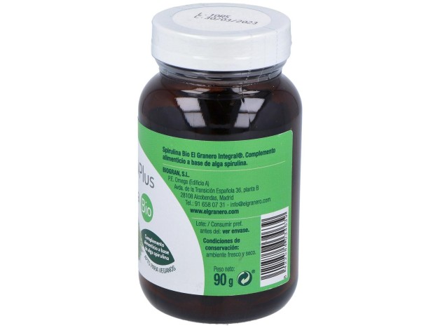 Granero Complemento Spirulina Bio 180 Comp