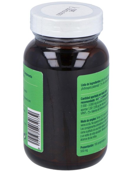 Granero Complemento Spirulina Bio 180 Comp