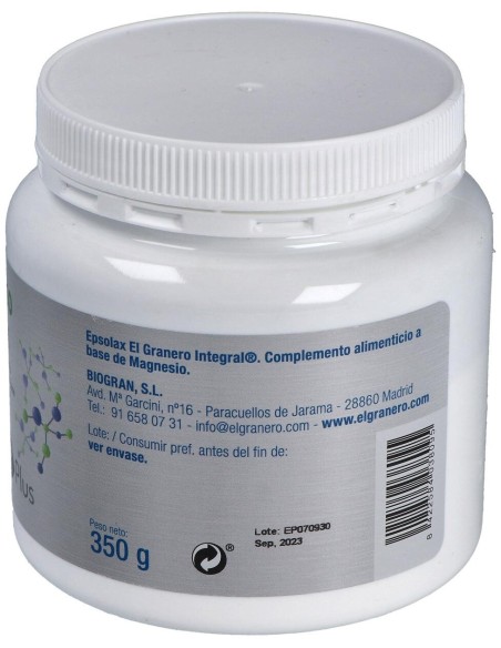Epsolina Epsolax Sales De Epson (Sulf. Mg.) 350Gr.