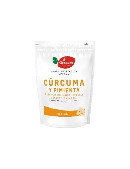 Curcuma Y Pimienta Superalimento Bio 200Gr.