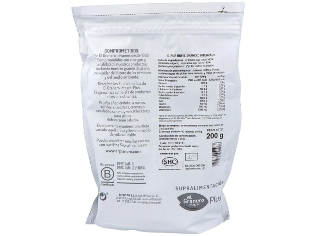 Dpr D-Pur Detox Superalimento Bio 200Gr.