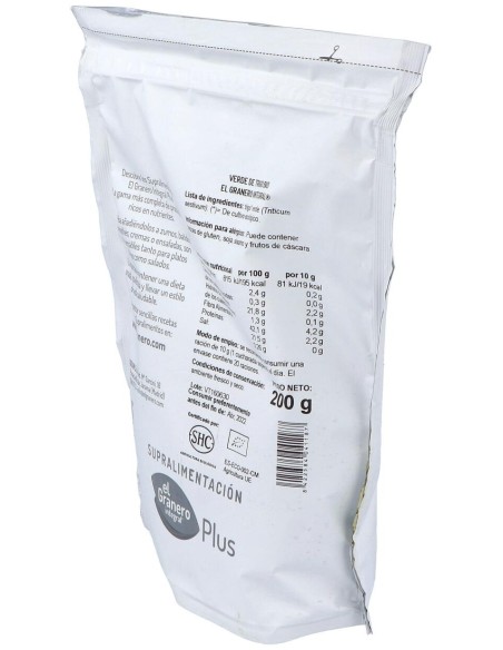 Verde De Trigo Superalimento Bio 200Gr.