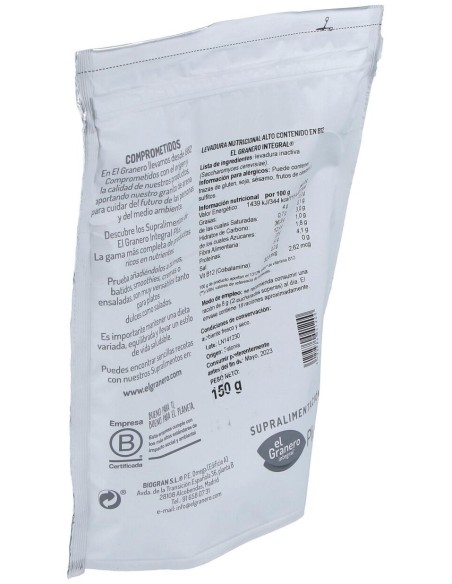 Granero Integral Levadura Nutricional Vit. B12 100G
