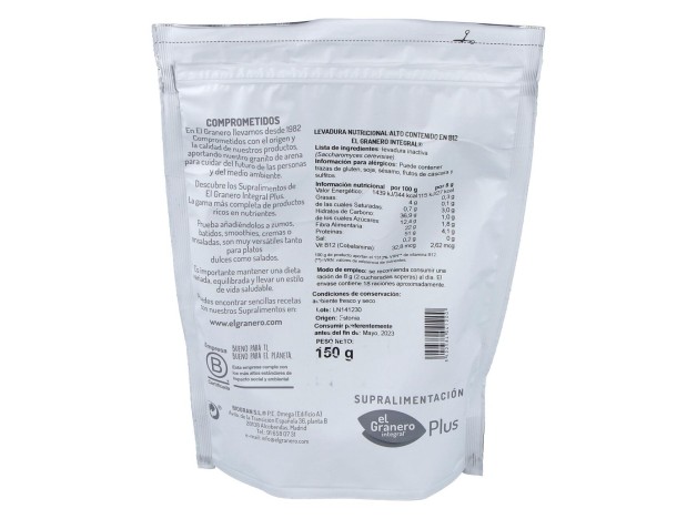 Granero Integral Levadura Nutricional Vit. B12...