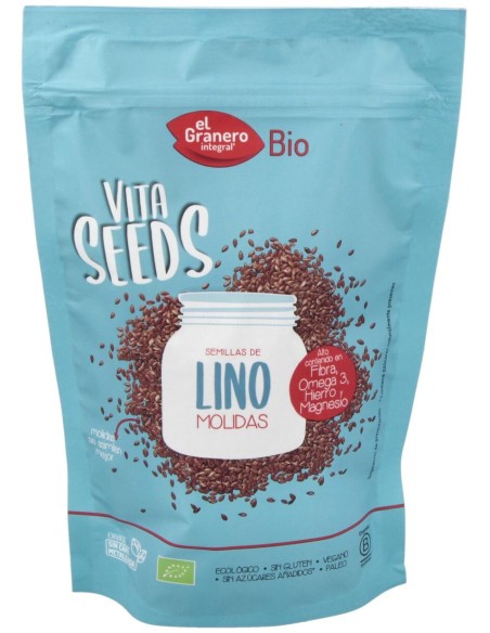 El Ganero Integal Lino Molido Vitaseeds Bio 300 G