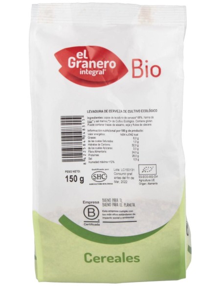 El Granero Levadura Cerveza Bio 150G