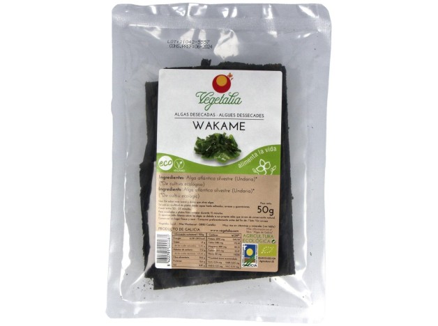 Vegetalia Algas Wakame 50G