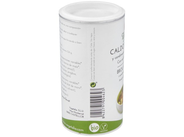 Vegetalia Caldo Veg. Polvo Himalaya S/G 350G