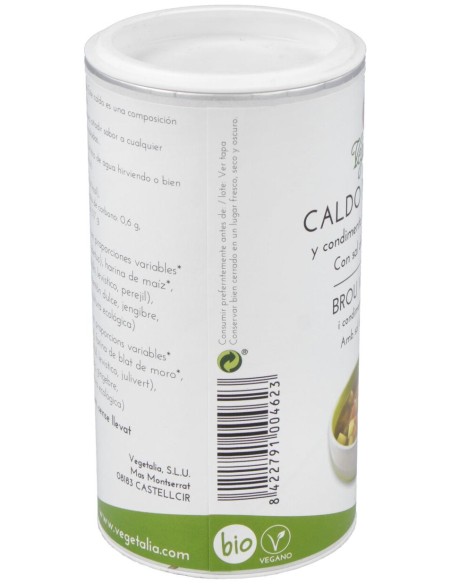 Vegetalia Caldo Veg. Polvo Himalaya S/G 350G