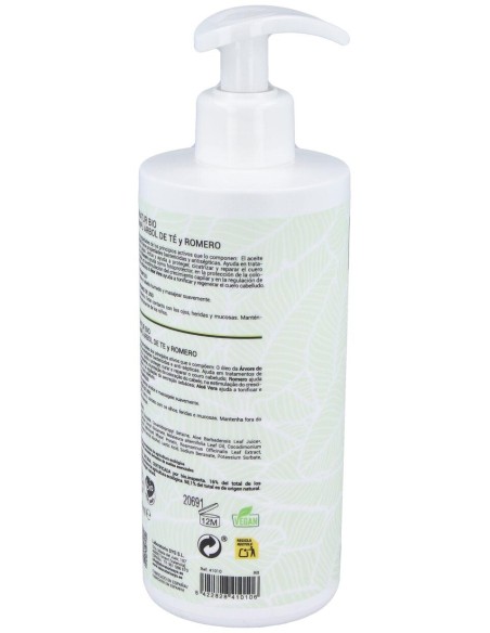 Labnatur Bio Champú Árbol Del Té Y Romero 450Ml