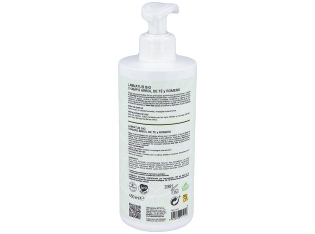 Labnatur Bio Champú Árbol Del Té Y Romero 450Ml