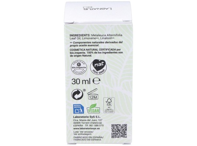 Arbol Del Te Aceite Esencial 30Ml. Bio