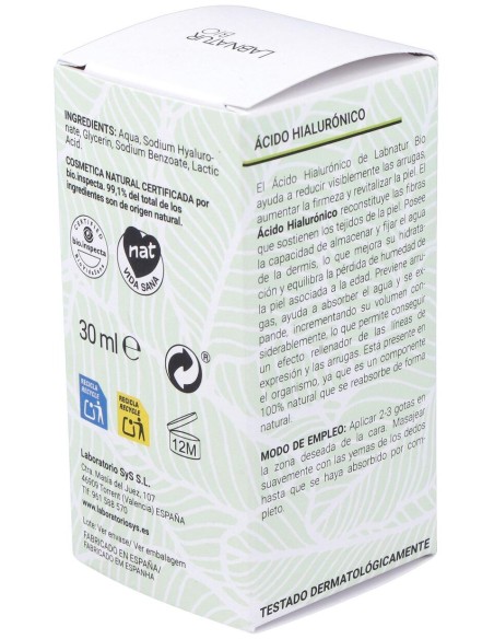Labnatur Bio Acido Hialuronico Liquido 30Ml