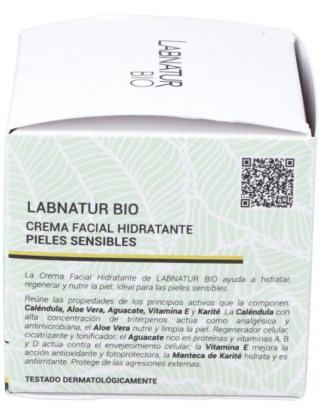 Labnatur Bio Crema Facial Hidratante Pieles Sensibles 50Ml