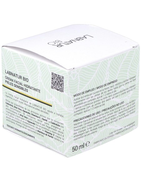 Labnatur Bio Crema Facial Hidratante Pieles Sensibles 50Ml