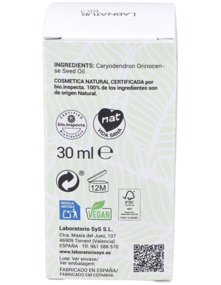 Labnatur Bio Aceite De Cacay Antiedad 30Ml