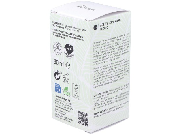 Labnatur Bio Aceite Ricino 30Ml + Kit Rimmel