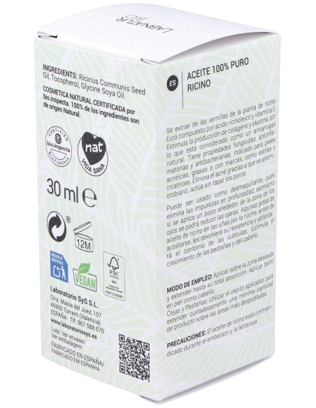 Labnatur Bio Aceite Ricino 30Ml + Kit Rimmel