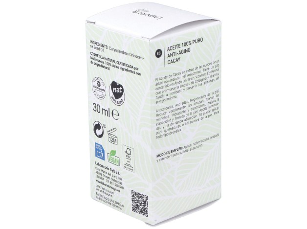 Labnatur Bio Aceite De Cacay Antiedad 30Ml