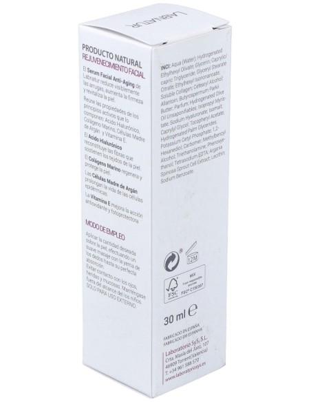 Labnatur Bio Serum Facial Acido Hialuronico 30Ml
